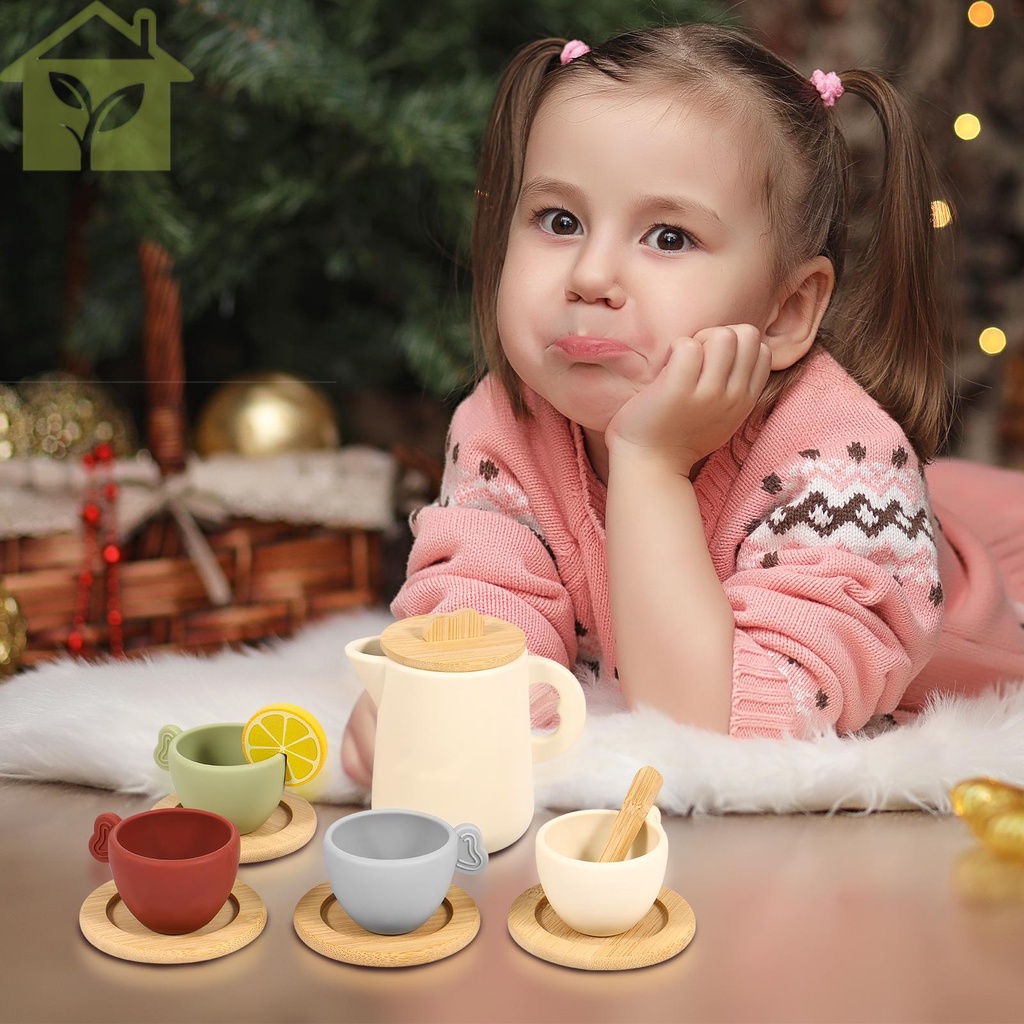 Bộ 14 Món Đồ Chơi Mô Phỏng Ấm Trà Chiều Cho Trẻ Em shopabc6962