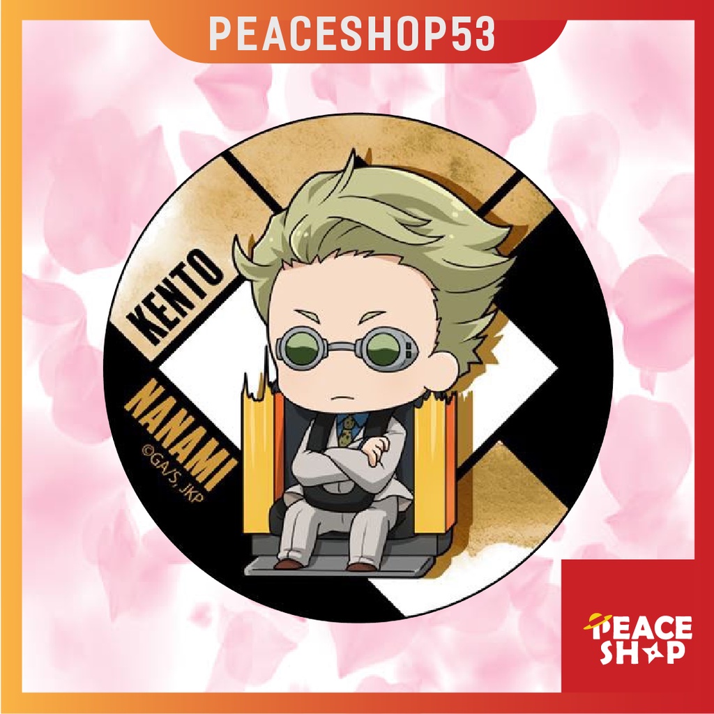 Huy hiệu Anime Jujutsu Kaisen Lấp Lánh Huy Hiệu Anime Chú Thuật Hồi Chiến Phụ Kiện Anime Manga Ver 1 HH05