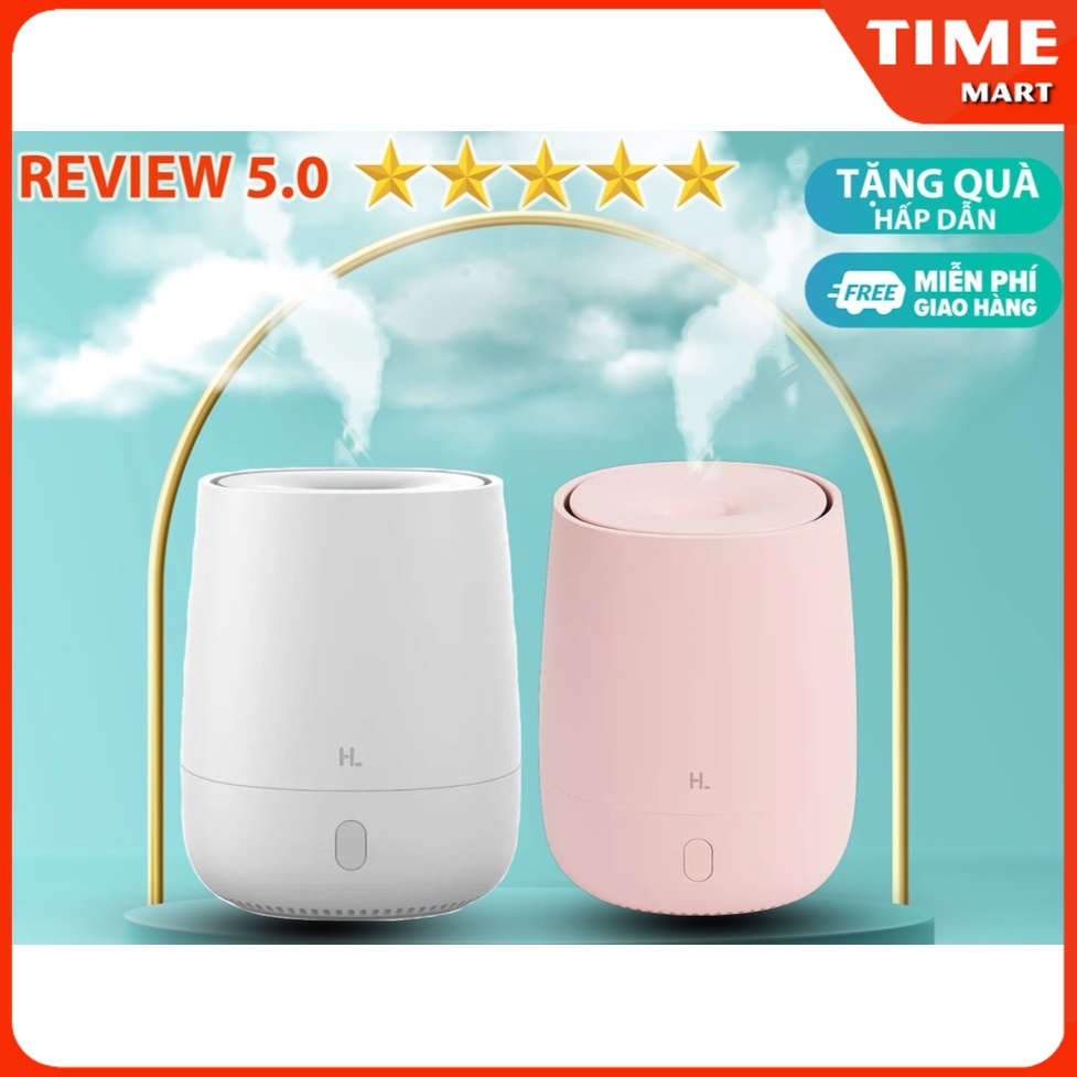 Máy xông tinh dầu Xiaomi HL, phun sương tạo ẩm tích hợp đèn Led ban đêm 7 màu , 120ml