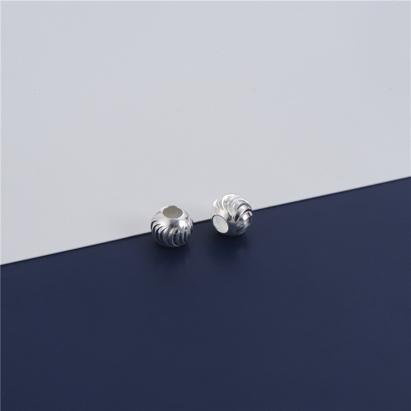 Charm bi bạc HTJEWELRY phay 4mm  PH948