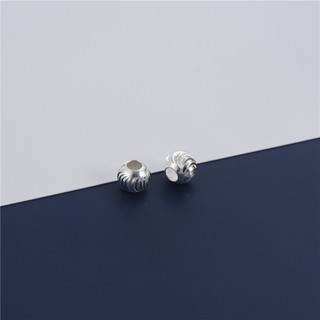 [Bạc S925] Charm bi bạc HTJEWELRY phay 4mm  PH948