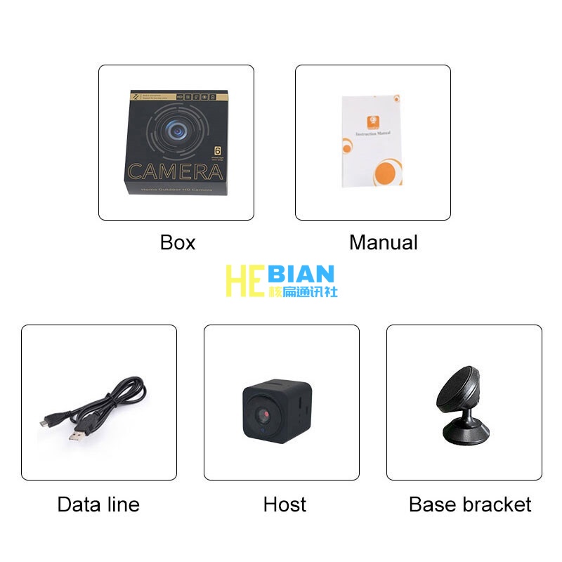 Camera mini Không Dây as02 Phát Hiện Chuyển Động 1080p ir