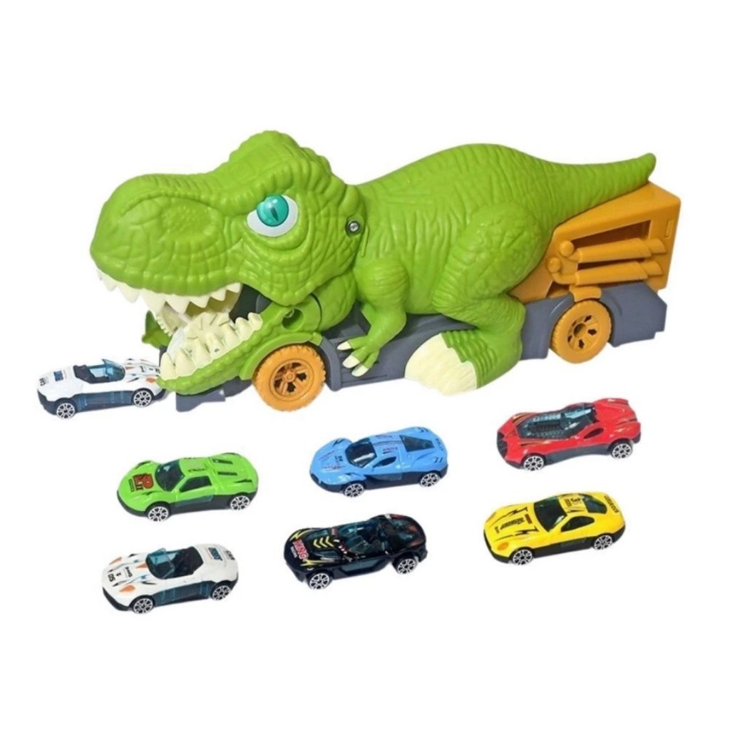 Đồ chơi khủng long nuốt ô tô cho bé