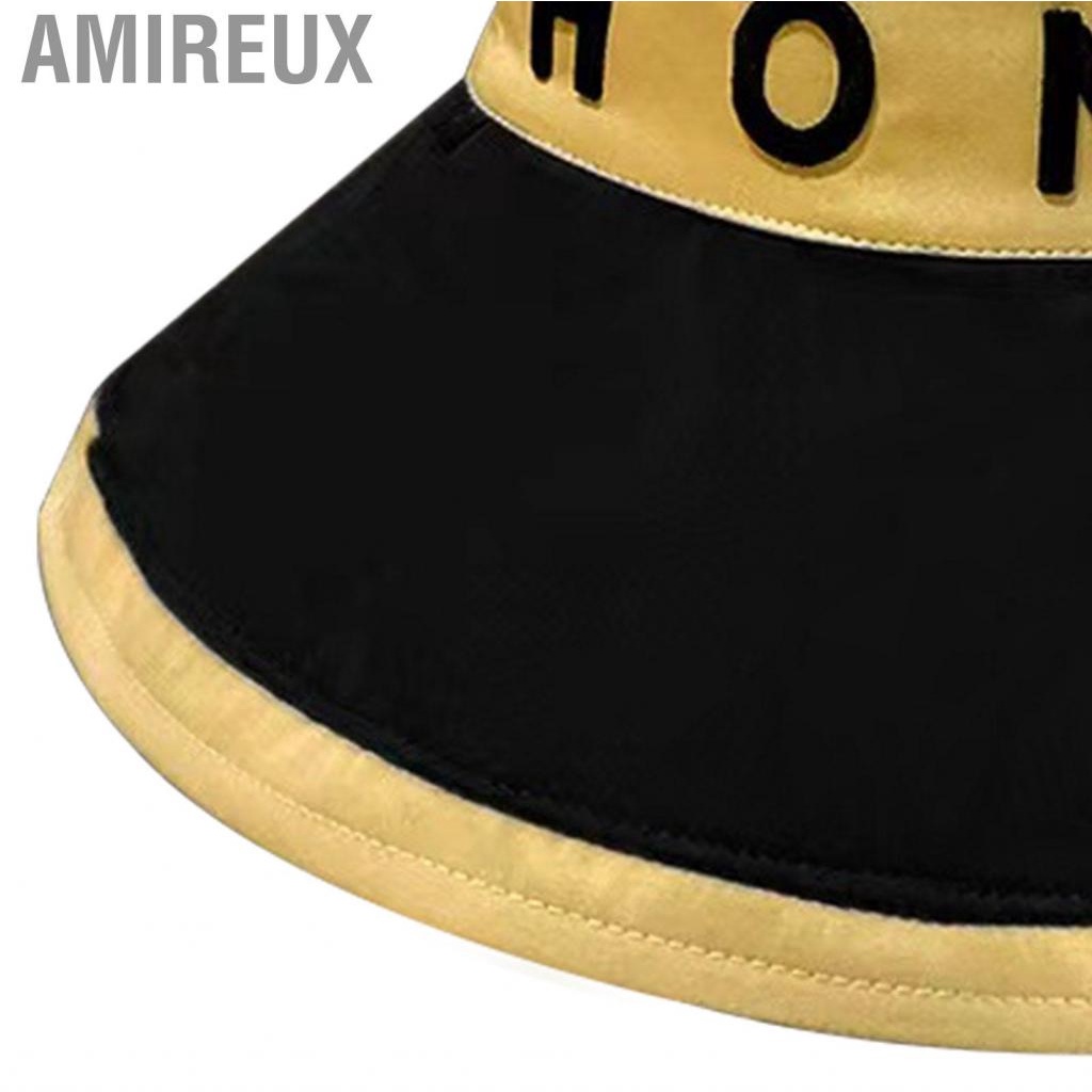 Amireux Sun Hat  Cotton Reversible Bucket Adorable Design UV Protection for Beach Girl