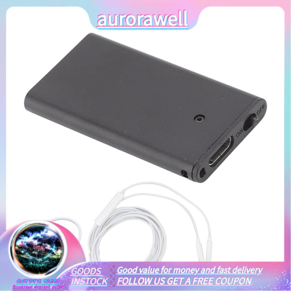 Aurorawell Voice Activated Recorder  Noise Reduction Digital Multifunctional for Lectures