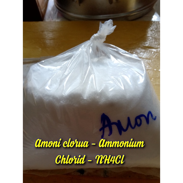(Bao 25kg - 11,5k/kg) Muối Amoni Clorua (amonium chloride) - NH4Cl. 1kg - Ammonium chloride.
