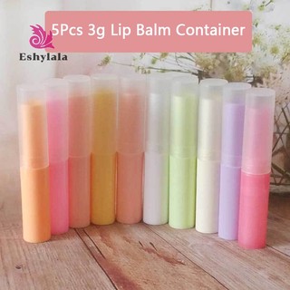 Set 5 Thỏi Son Dưỡng Môi Rỗng 3g mini eshylala