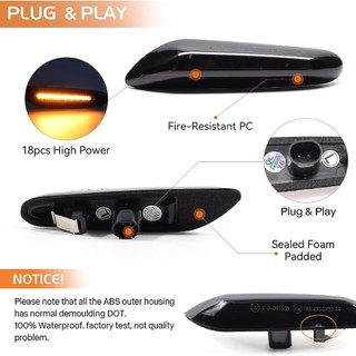 Set 2 Đèn Xi Nhan Cho BMW E90 E91 E92 E93 E60 E87 E82 E46
