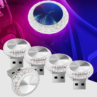 Đèn led usb mini di động trang trí nội thất xe hơi / máy tính