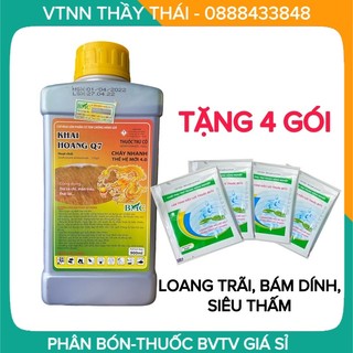 Thuốc trừ cỏ sinh học q7, chai 900ml, cỏ khai hoang q7