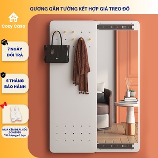 Gương treo tường có cửa lùa thông minh, hiện đại decor trang trí - gp263