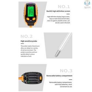 Máy Đo Độ Ẩm / Nhiệt Độ Đất 1 pH 5 Trong - in-