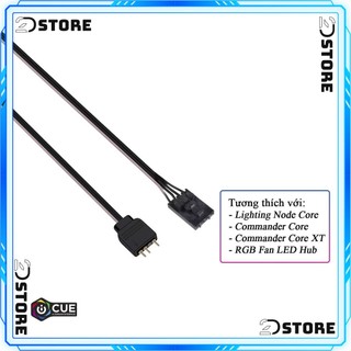 Dây chuyển đổi LED 5v Digital 3Pin to Corsair 4Pin (Node Core/Commander)