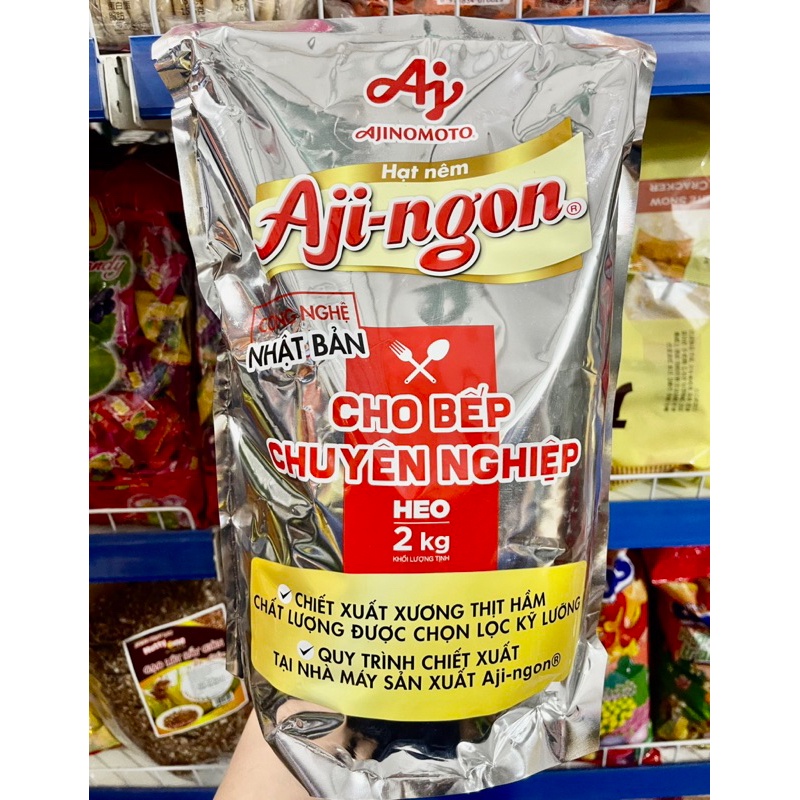 Hạt Nêm Aji-ngon, Hạt nêm ngon Vị Heo Bịch 2kg [Giá sỉ]
