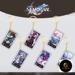 Móc khóa mica game Honkai: Star Rail - Mẫu 2