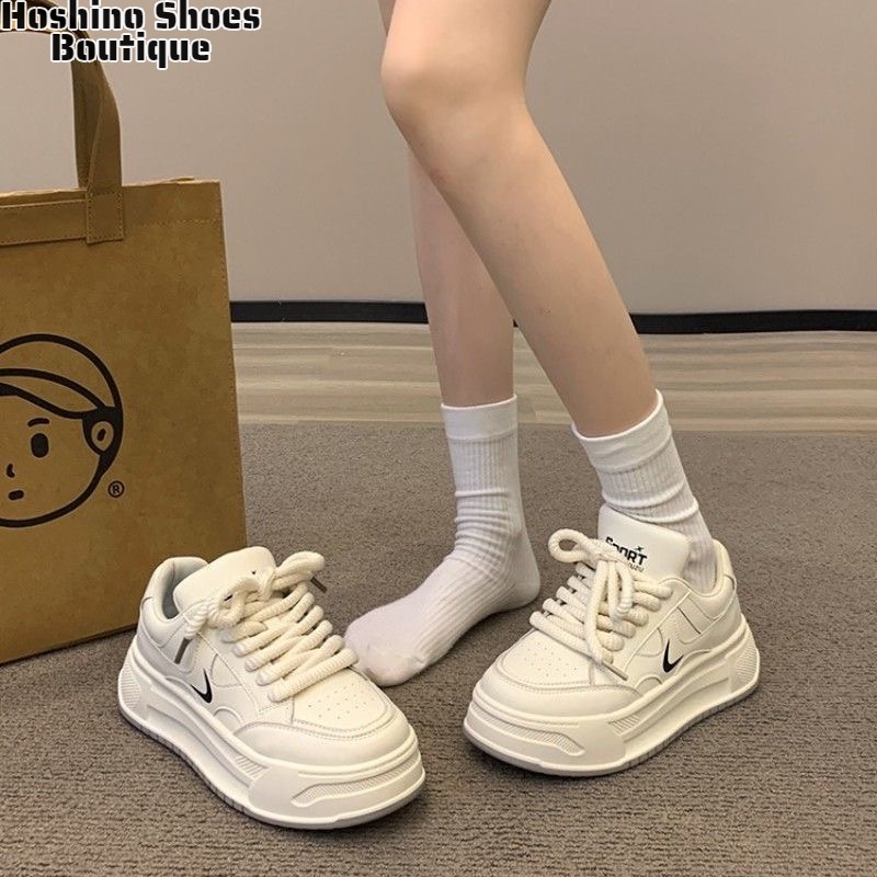 Giày Sneaker Đế Dày Không Trượt Thoải Mái Thời Trang Phong Cách Hàn Quốc