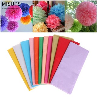 MISUPS 10 Túi Giấy Gói Hoa Origami Nhiều Màu Sắc Dùng Trang Trí Thủ Công Đa Ứng Dụng
