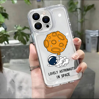 Ốp Điện Thoại Hình Phi Hành Gia Cho Iphone 15 14 13 12 11 Pro Max Xs 6 7 8 Plus Ip11 Ip15 Ip14 Pro Max 11