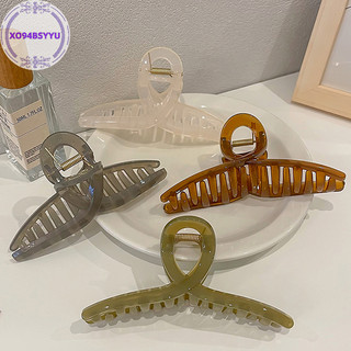 Kẹp Tóc Cá Mập Màu Thạch Cỡ Lớn 13cm xo94bsyyu
