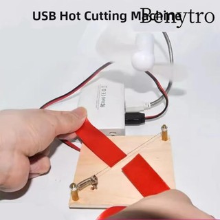 Máy cắt vải ruy băng nóng BENYTRO, máy cắt đai thủ công DIY, mini cắt nhiệt, tỉa ruy băng cotton