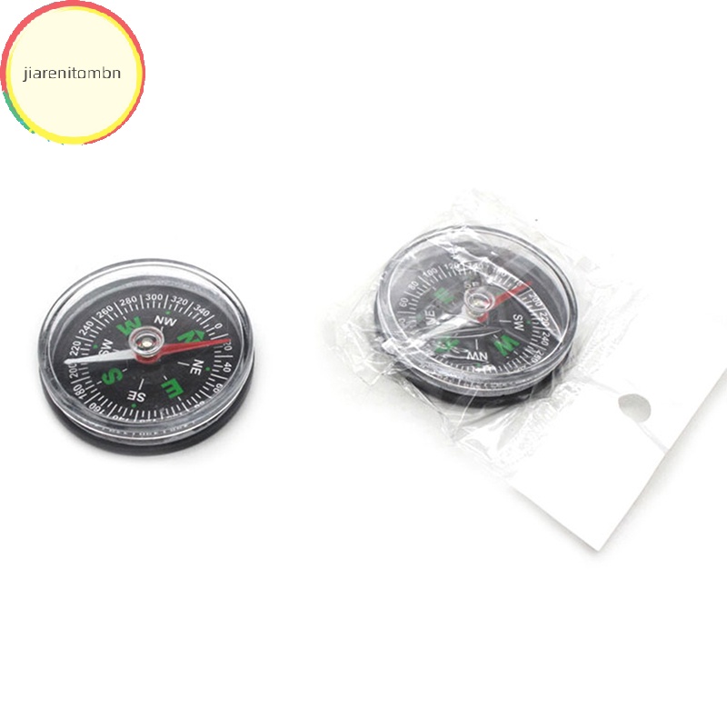 Jiarenitombn La Bàn mini Thiết Kế Nút La Bàn Sinh Tồn Chính Xác vn