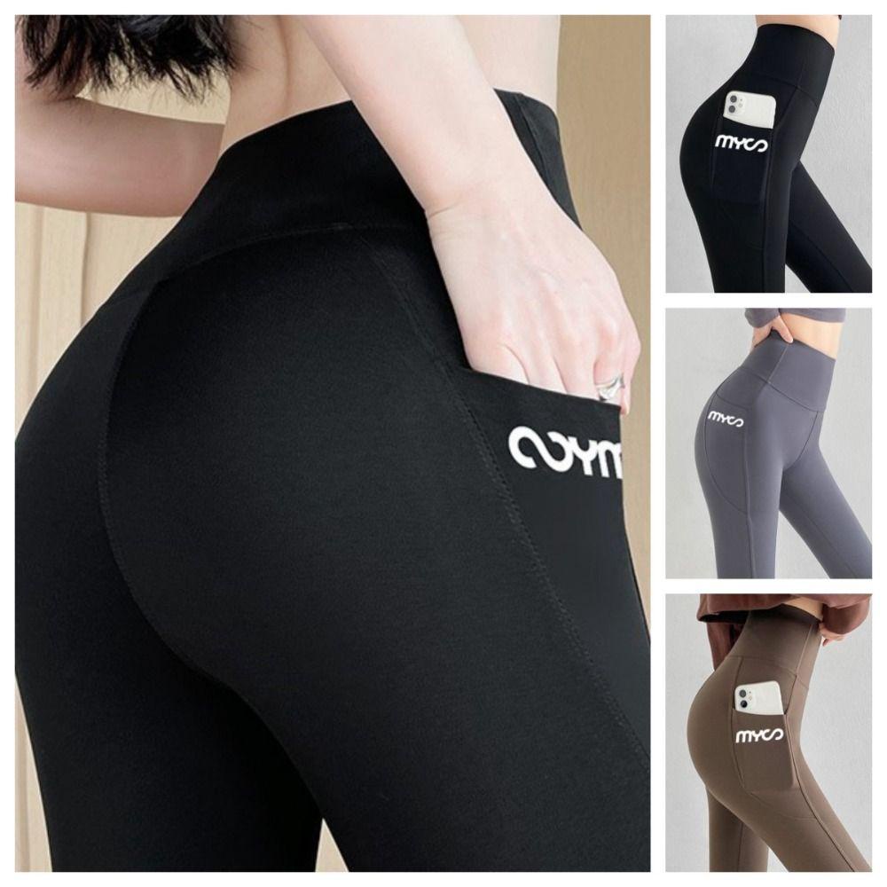 Back2llife Quần Legging Thể Thao Ôm Dáng Co Giãn Không Đường May Có Túi Dành Cho Nữ