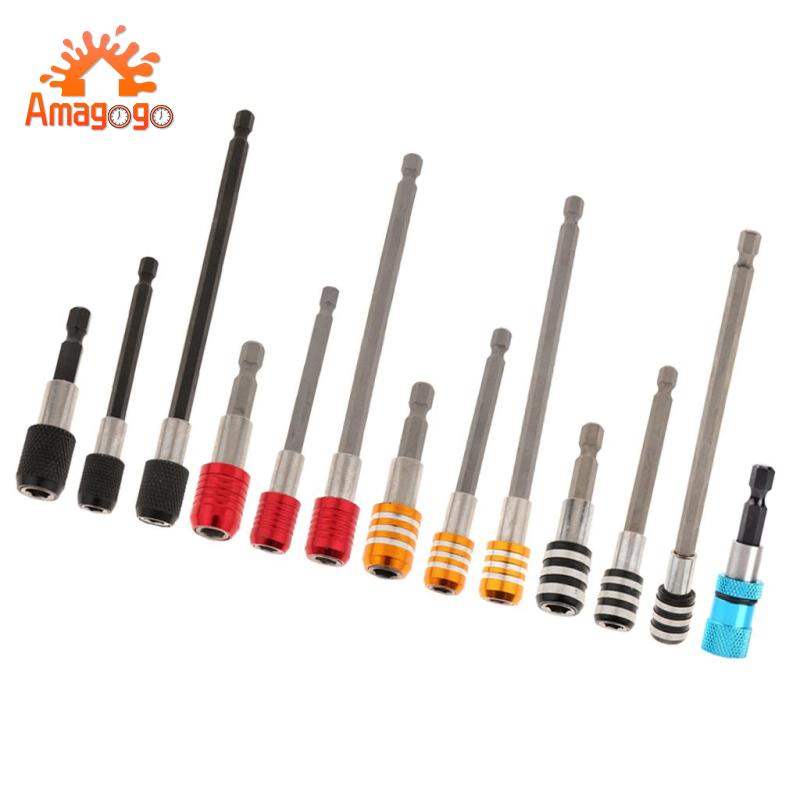 1 Đầu Gắn Mũi Khoan Lục Giác Mở Rộng 1 / 4 Inch Đen
