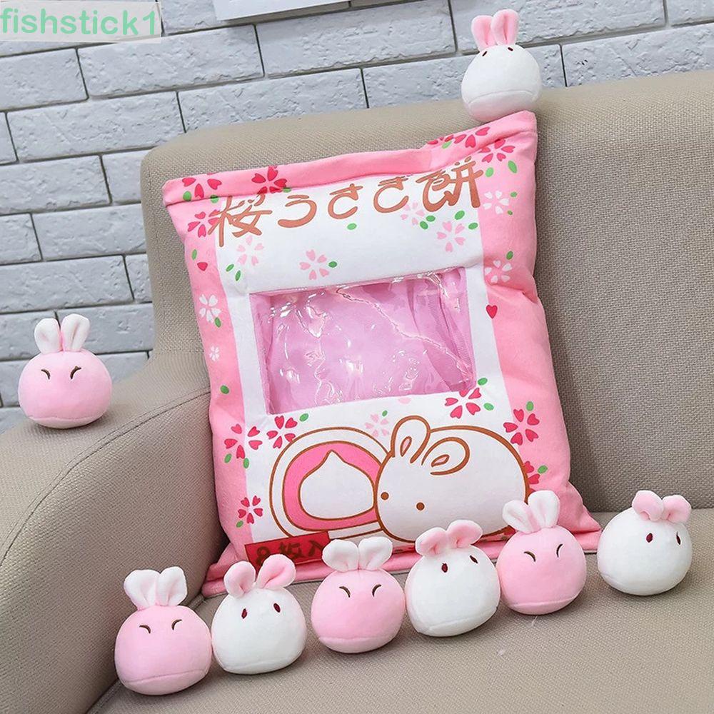 Fishstick1 gối sang trọng phòng khủng long trang trí động vật nhỏ quả bóng sakura bunny nap túi kẹo thú nhồi bông túi đồ chơi sang trọng