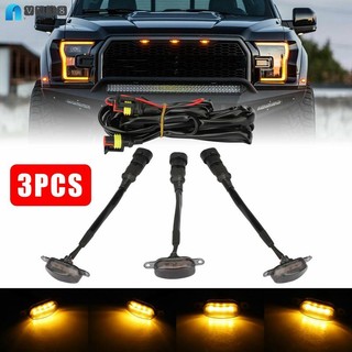 Bộ 3 đèn led gắn phía trước xe hơi ford f-150 raptor