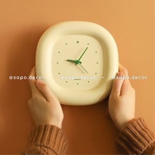 Đồng hồ treo tường dễ thương bong bóng bubble clock muid - sapo decor 292