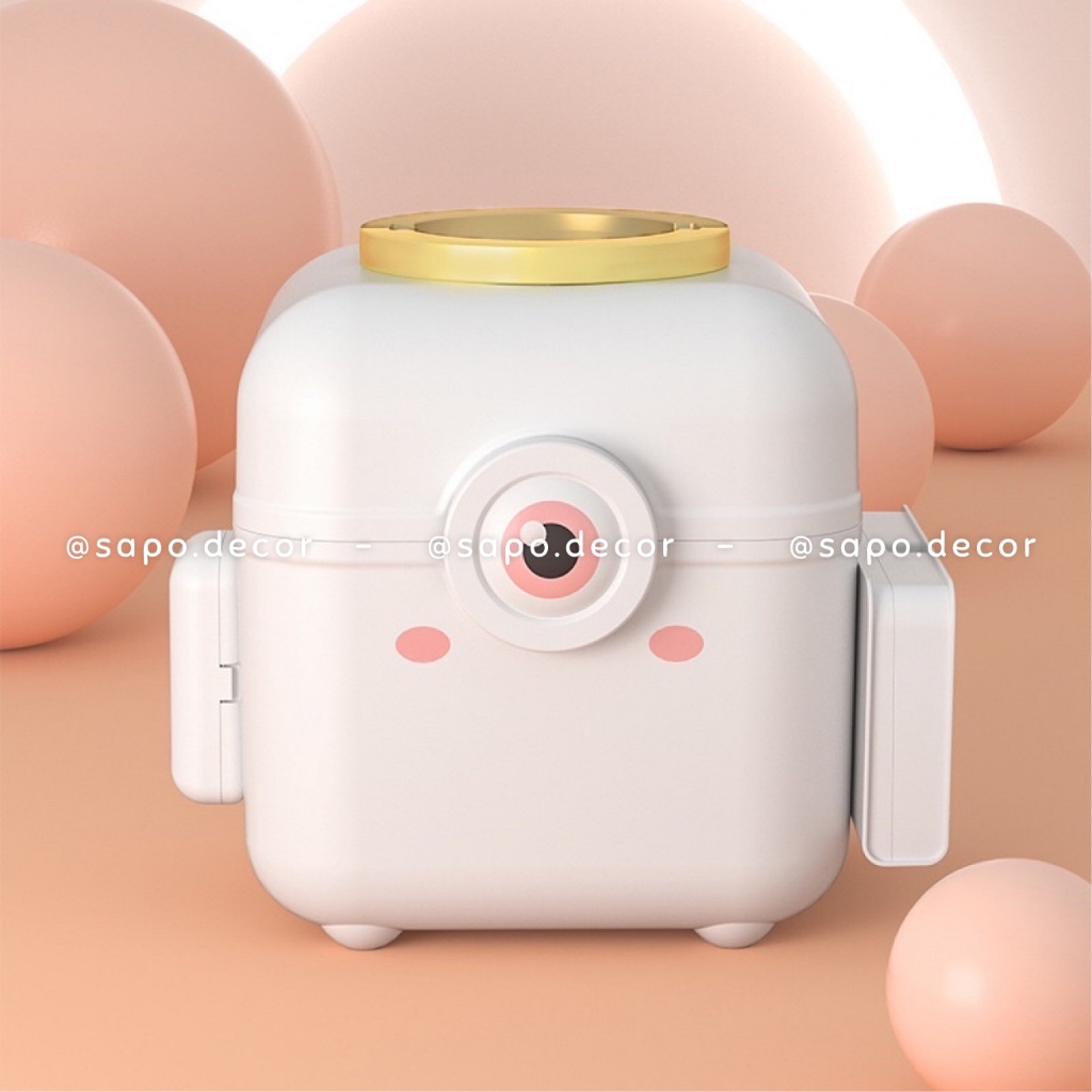 Hộp đựng đồ 3 tầng hình minion dễ thương kèm 2 hộp nhỏ - Sapo Decor 176