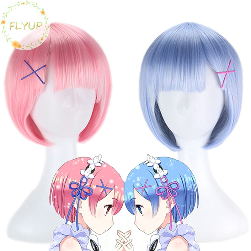 Tóc Giả cosplay Nhân Vật ram rem Trong life in a different world