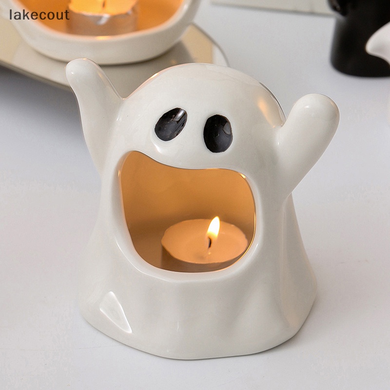 Hộp Đựng Kẹo Bằng Sứ Hình Ma halloween Sáng Tạo diy