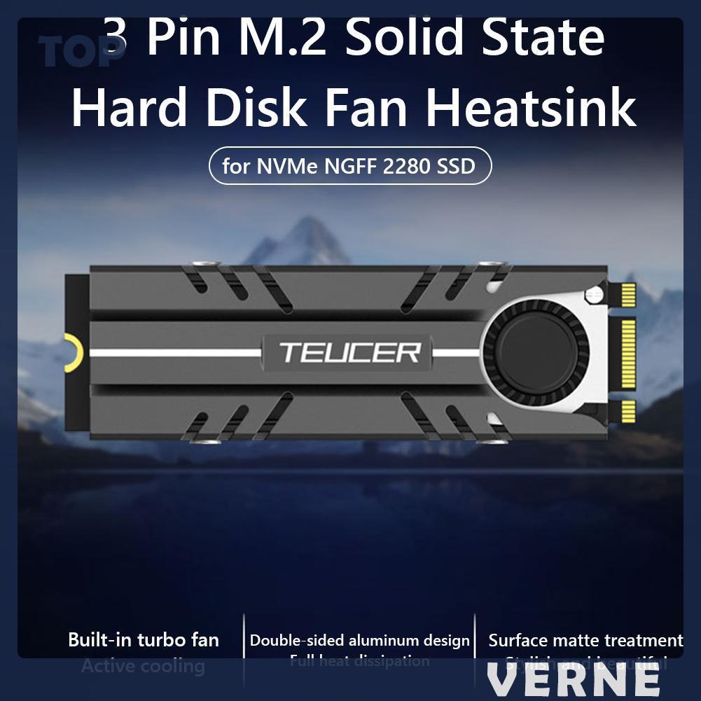Quạt Tản Nhiệt Đĩa Cứng 3 pin m.2 Cho nvme ngff 2280 ssd