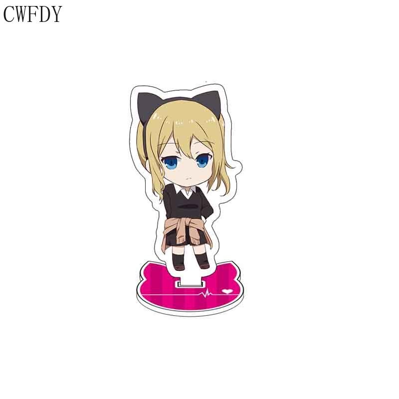 Mô hình Standee New Anime Kaguya-sama: Love Is War Shinomiya Kaguya Fujiwara Chika Arcylic Stand decor góc học tập