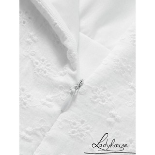 Lady-nữ Ren Mini Đầm Không Tay Spaghetti Dây Buộc Trước Ruffle Hem Đầm Ngắn