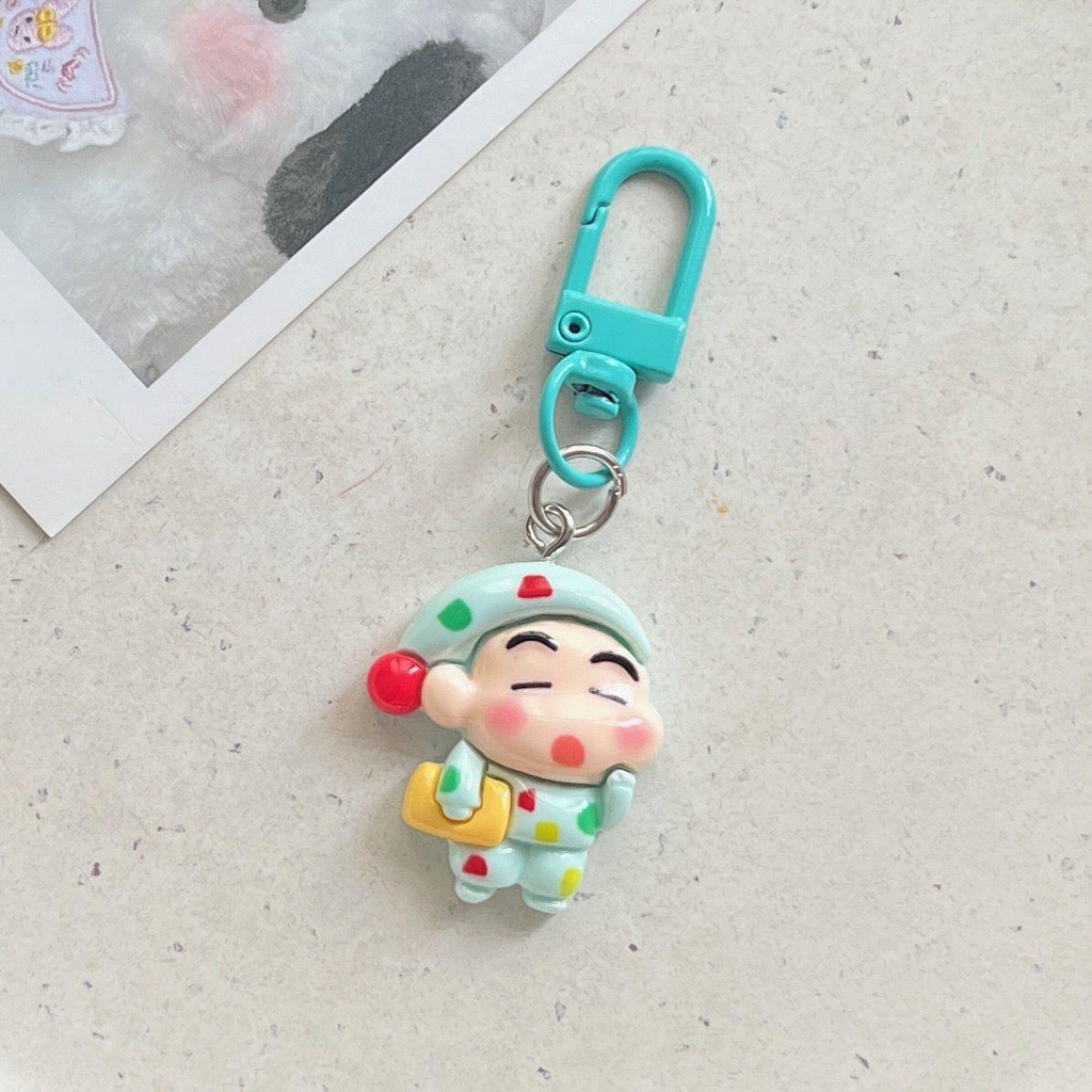 Móc Khóa Nhỏ Hình Cậu Bé Bút Chì Dễ Thương Dùng Làm Quà Tặng Cho Bạn Gái