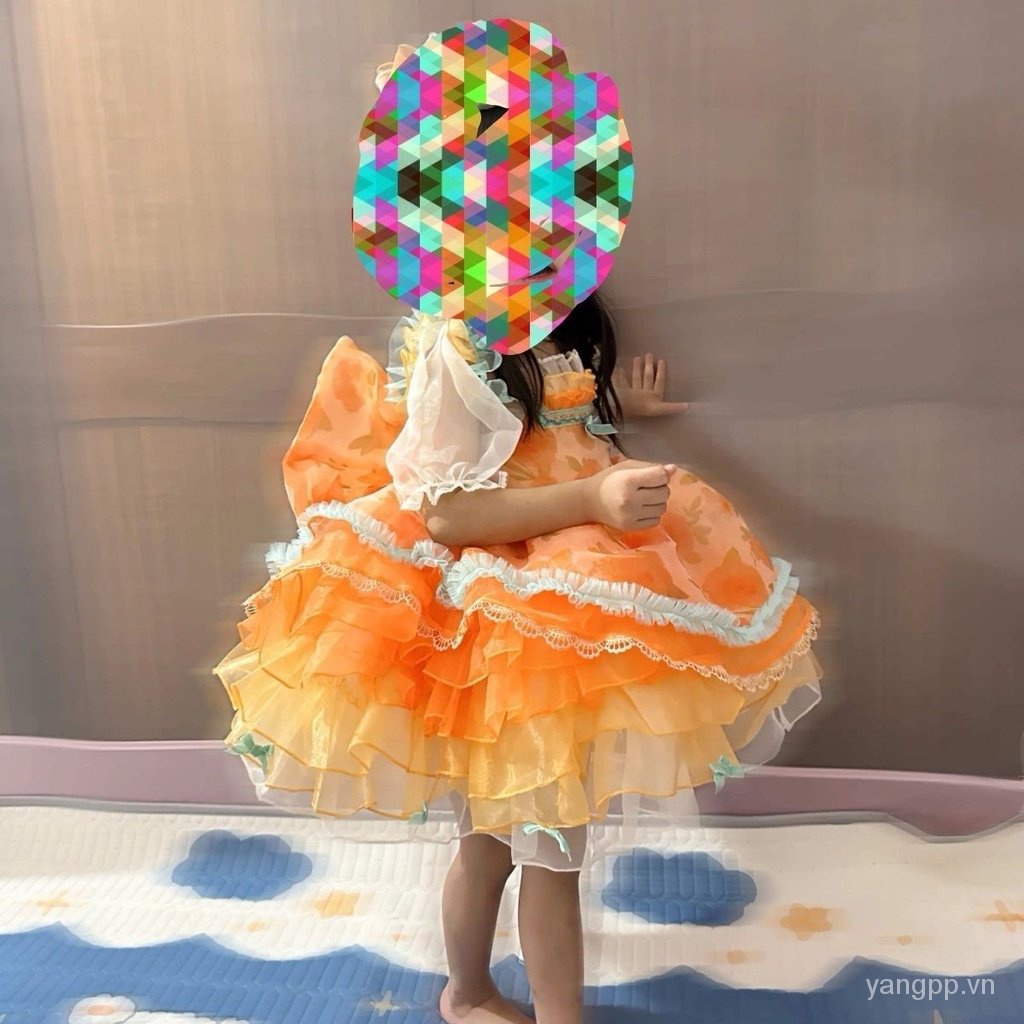 Hàng Mới Về Đầm lolita Công Chúa Phong Cách Thời Trang Mùa Thu 2023 Mới Cho Bé Gái