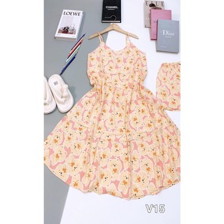 ĐẦM TOLE DÂY KÈM QUẦN (M-XL)