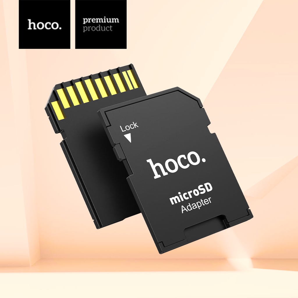 Thiết Bị Chuyển Đổi Thẻ Micro SD Sang Thẻ SD Có Công Tắc Bảo Vệ Chống Ghi Hoco