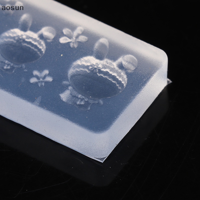 Aosun Khuôn silicone Hình Gấu 3d Dùng Để Trang Trí Móng Nghệ Thuật diy