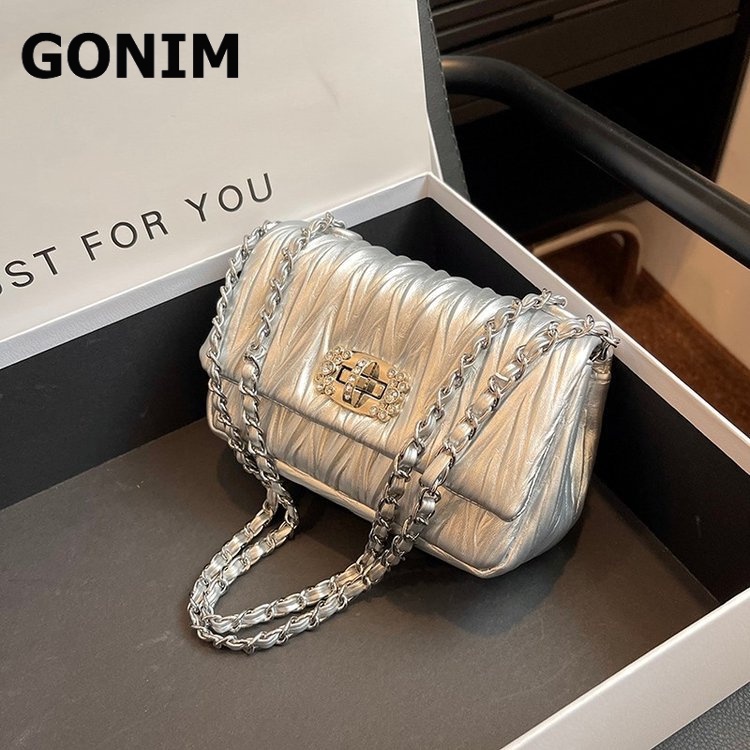 GONIM túi xách nữ túi đeo chéo kẹp nách đeo vai 2023NEW GDJ2390R8K 37Z230911