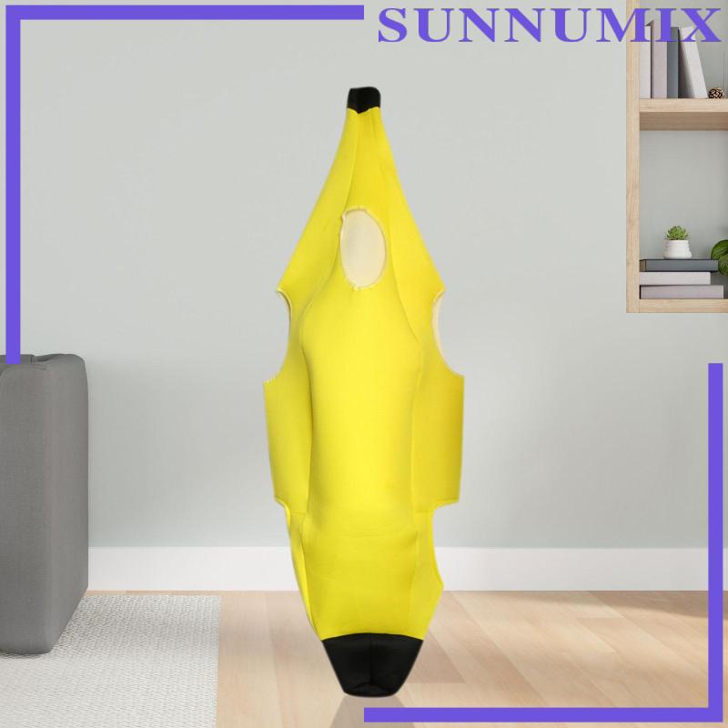 Bộ Áo Liền Quần Hóa Trang Hình Quả Chuối Trọng Lượng Nhẹ Thoải Mái