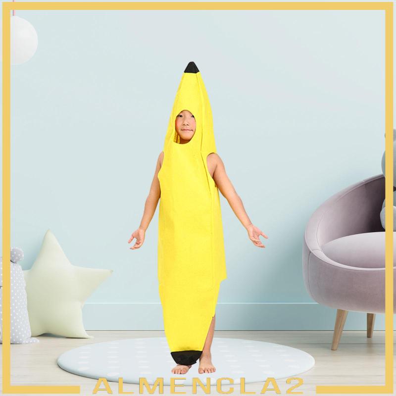 Bộ Áo Liền Quần Hóa Trang Trái Chuối Dễ Thương Cho halloween