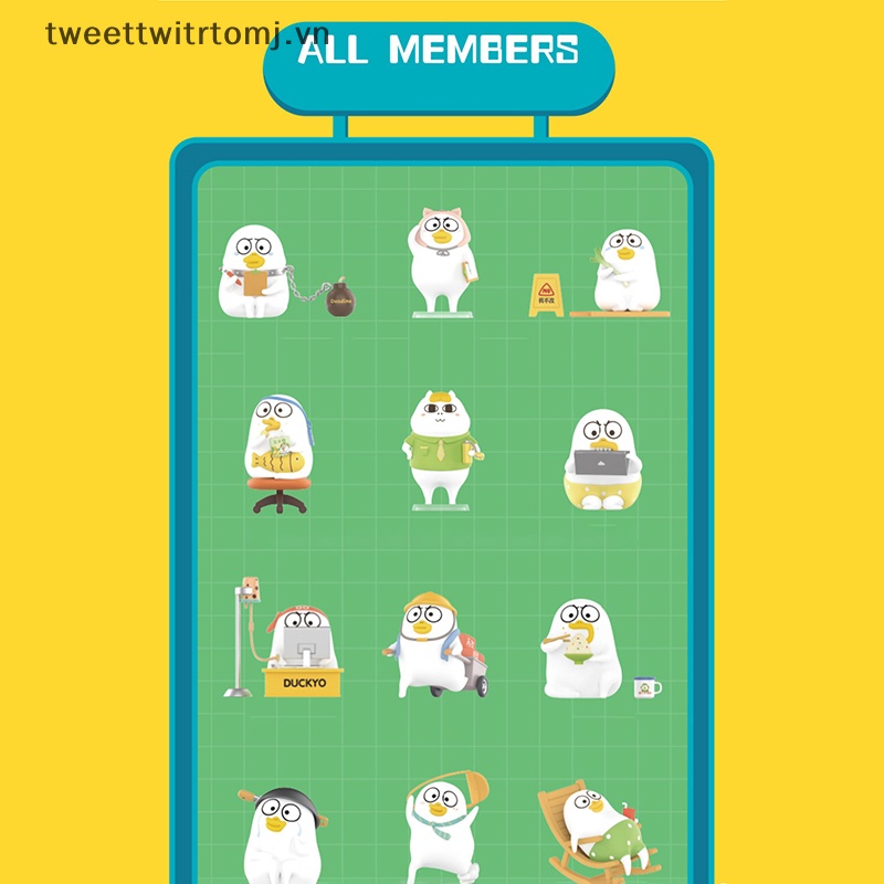 Mô Hình Đồ Chơi Nhân Vật tomj duckyo friends Wagegarner Hộp Mù Bí Ẩn Hộp Bí Ẩn Quà Tặng Sinh Nhật Dễ Thương vn