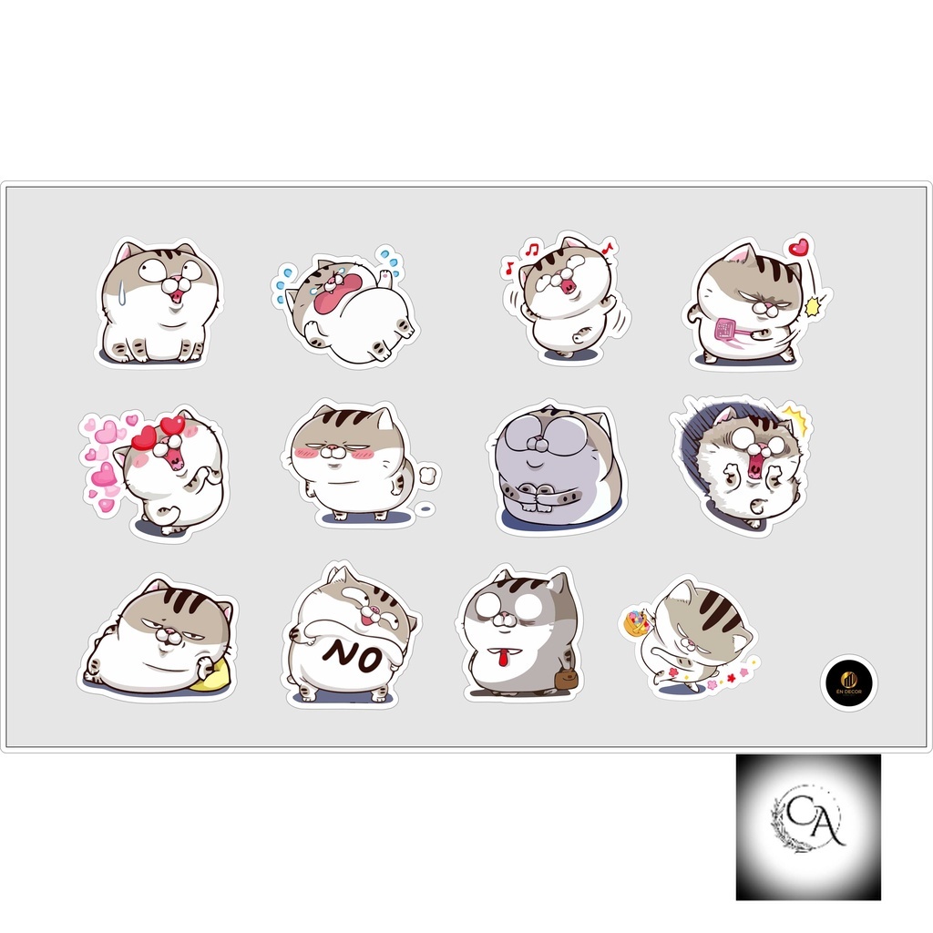 Móc khóa mèo ami bụng bự xinh xắn cute