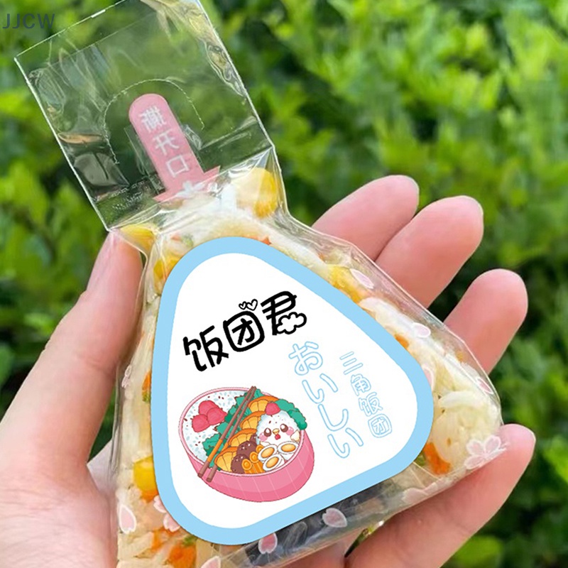 Túi Dán Dùng Làm sushi Hình Tam Giác Tiện Dụng qqw