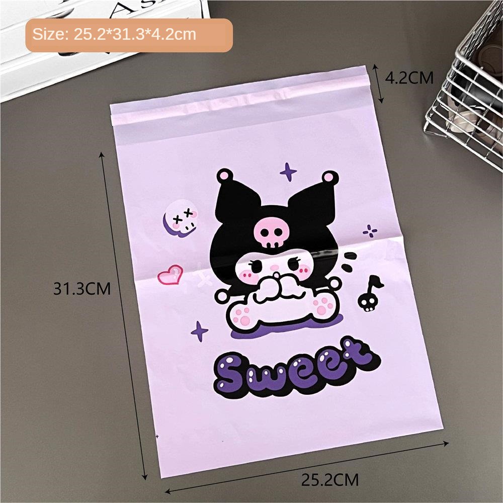 Ins Chú Chó Con Cao Cấp Dễ Thương Túi Chuyển Phát Nhanh Thẻ Máy Bay Hộp Đóng Gói Túi Dày Chống Thấm Nước Chuyển Phát Nhanh Túi