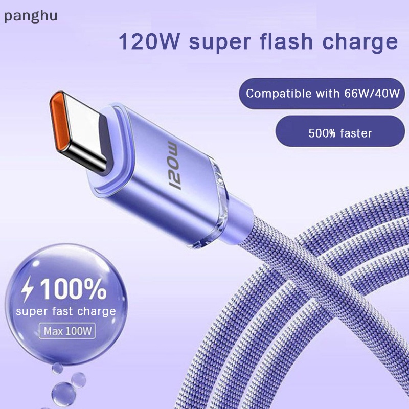 Dây Cáp Sạc Nhanh usb type c 6a 120w Chất Lượng Cao