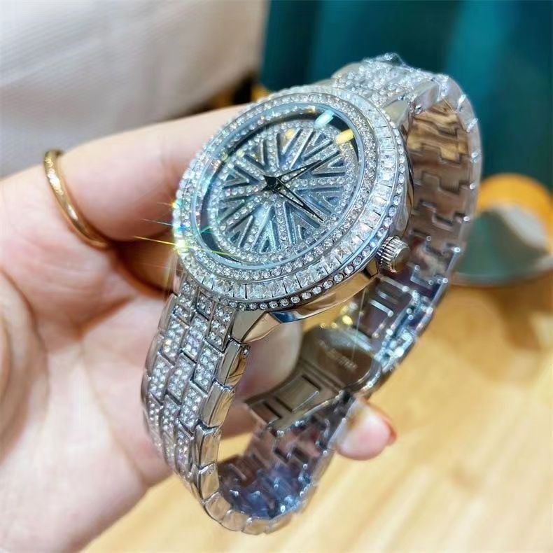 Đồng hồ xoay, Đồng hồ nữ kim cương, Đồng hồ sinh viên, ins